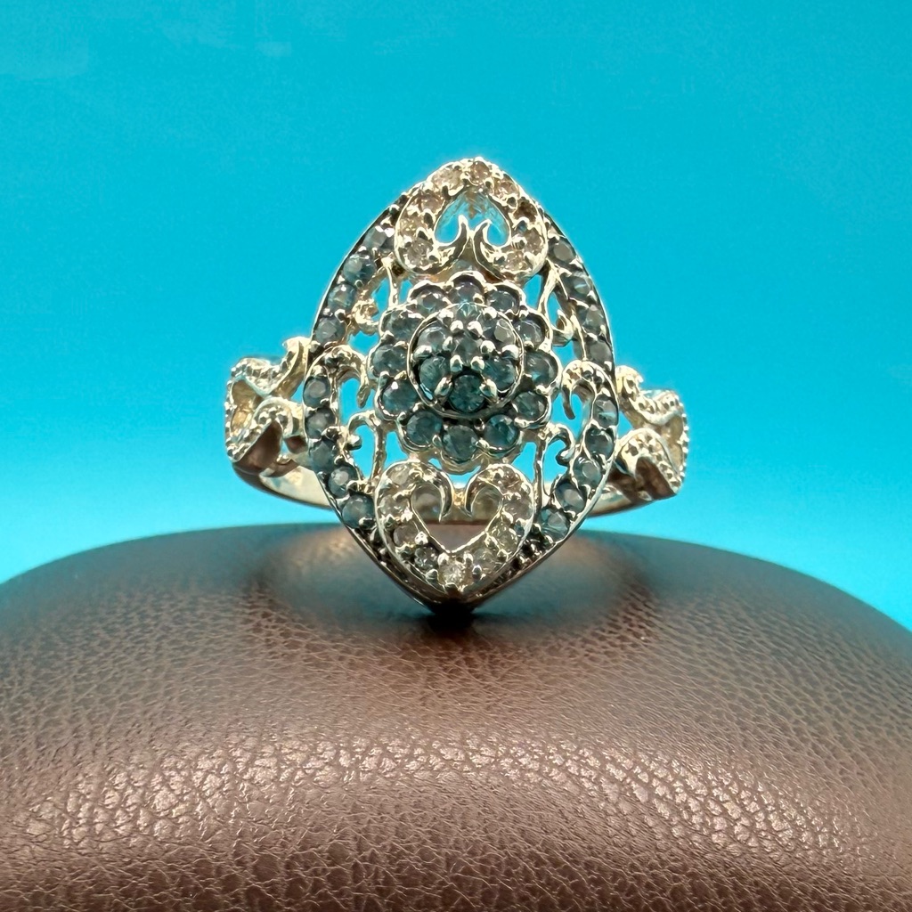 Sterling Silver 925 Filigree Ring
